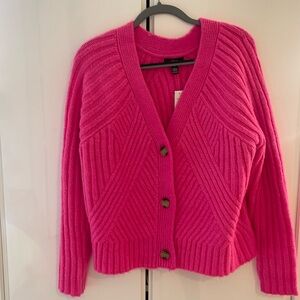 Brand new aqua cardigan in beautiful bright pink